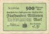 Meißen - Stadt - 16.10.1923 - 500 Millionen Mark 