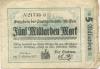 Meißen - Stadt - 25.10.1923 - 5 Milliarden Mark 