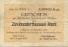 Meißen - Städtische Betriebskasse - 7.8.1923 - 30.9.1923 - 200000 Mark 