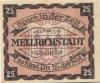 Mellrichstadt - Bezirkssparkasse - -- - 25 Pfennig 