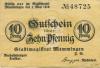Memmingen - Stadt - - 1.5.1918 - 10 Pfennig 