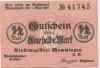 Memmingen - Stadt - - 1.5.1920 - 1/2 Mark 
