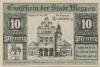 Meppen - Stadt - 31.5.1921 - 10 Pfennig 