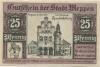 Meppen - Stadt - 31.5.1921 - 25 Pfennig 