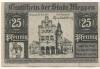 Meppen - Stadt - 31.5.1921 - 25 Pfennig 