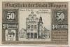 Meppen - Stadt - 31.5.1921 - 50 Pfennig 