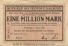 Merseburg - Provinzialverband Sachsen - August 1923 - 1 Million Mark 
