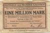 Merseburg - Provinzialverband Sachsen - August 1923 - 1 Million Mark 