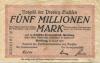 Merseburg - Provinzialverband Sachsen - August 1923 - 5 Millionen Mark 
