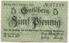 Merseburg - Stadt - 30.4.1917 - 1.10.1918 - 5 Pfennig 