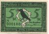 Merseburg - Stadt - 1.5.1921 - 5 Pfennig 