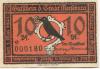 Merseburg - Stadt - 1.5.1921 - 10 Pfennig 