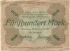 Merseburg - Stadt - 25.9.1922 - 500 Mark 