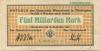 Meuselwitz - Stadt - 16.9.1923 - 5 Milliarden Mark 