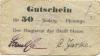 Mewe (heute: PL-Gniew) - Stadt - -- - 50 Pfennig 