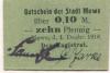 Mewe (heute: PL-Gniew) - Stadt - 1.12.1918 - 10 Pfennig 