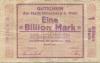 Miltenberg - Stadt - 22.9.1923 - 1 Billion Mark 