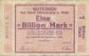 Miltenberg - Stadt - 22.9.1923 - 1 Billion Mark 