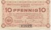 Minden - Kriegsgefangenenlager - 1.12.1917 - 10 Pfennig 