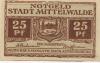 Mittelwalde (heute: PL-Miedzylesie) - Stadt - -- - 25 Pfennig 