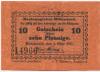 Mittenwald - Markt - 3.3.1917 - 10 Pfennig 