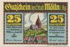 Mölln - Stadt - - 31.12.1921 - 25 Pfennig 