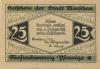 Monschau - Stadt - 1.7.1921 - 1.1.1922 - 25 Pfennig 