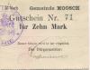 Moosch - Gemeinde - -- - 10 Mark 