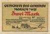 Morsum - Gemeinde - 21.2.1921 - 2 Mark 