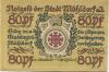 Mühldorf - Stadt - - 1.4.1922 - 80 Pfennig 
