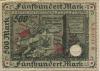 Mühlhausen - Stadt - 15.10.1922 - 500 Mark 