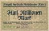 Mühlhausen - Stadt - 7.9.1923 - 5 Millionen Mark 