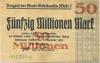 Mühlhausen - Stadt - 7.9.1923 - 50 Millionen Mark 