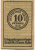 Mülheim - Kriegsgefangenenlager - 1916 - 10 Pfennig 