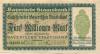 München - Bayerische Staatsbank - 1.8.1923 - 5 Millionen Mark