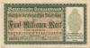 München - Bayerische Staatsbank - 1.8.1923 - 5 Millionen Mark 