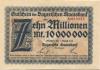 München - Bayerische Staatsbank - 1.8.1923 - 10 Millionen Mark 