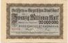 München - Bayerische Staatsbank - 1.8.1923 - 20 Millionen Mark 