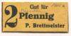 München - Brettmeister, P. - -- - 2 Pfennig 