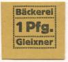 München - Gleixner, Bäckerei - -- - 1 Pfennig 