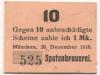 München - Spatenbrauerei - 20.12.1916 - 10  Pfennig 