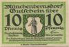 Münchenbernsdorf - Stadt - -- - 10 Pfennig 