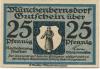 Münchenbernsdorf - Stadt - -- - 25 Pfennig 