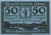 Münchenbernsdorf - Stadt - 1.8.1921 - 50 Pfennig 