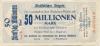 Münster - Landesbank der Provinz Westfalen - 11.8.1923 - 1.10.1923 - 50 Millionen Mark
