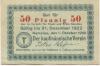 Namslau (heute: PL-Namyslow) - Kaufmännischer Verein - 1.10.1918 - 31.12.1920 - 50 Pfennig 
