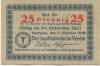 Namslau (heute: PL-Namyslow) - Kaufmännischer Verein - 1.10.1918 - 31.12.1921 - 25 Pfennig 