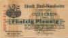 Nauheim (Bad) - Stadt - 1.6.1917 - 50 Pfennig 