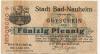 Nauheim (Bad) - Stadt - 1.6.1917 - 50 Pfennig 