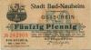 Nauheim (Bad) - Stadt - 1.6.1917 - 50 Pfennig 